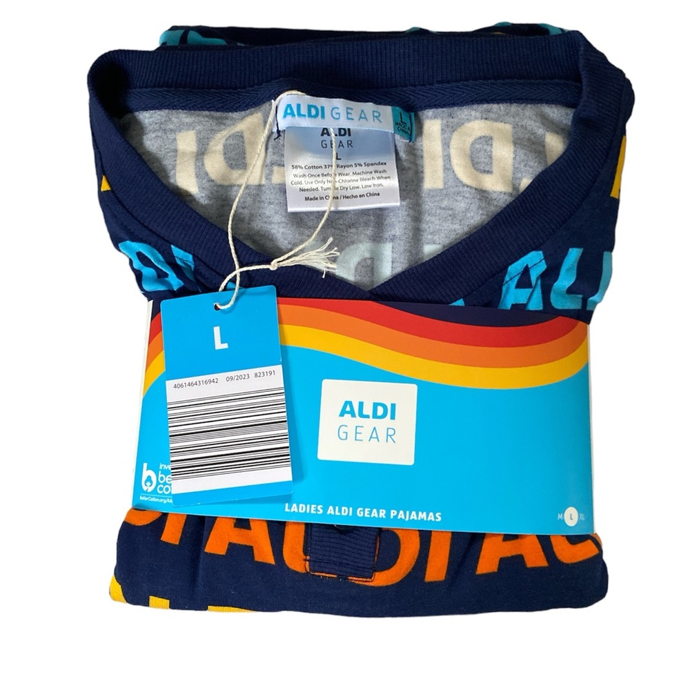 NWT ALDI size L Ladies Pajamas 2023 Capsule Collection